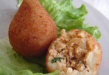 Receita de Coxinha de Frango com Massa de Batata